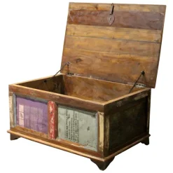 90x60 Wohnzimmer Truhentisch im Shabby Style - Slinida