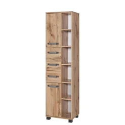 42x164cm Bad-Hochschrank mit Regal - Iskro