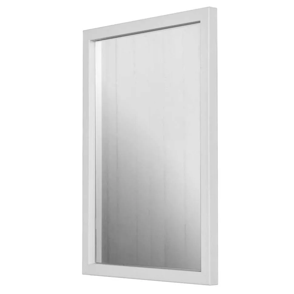 40x55cm Spiegel mit weißem Metallrahmen - Ezeiza