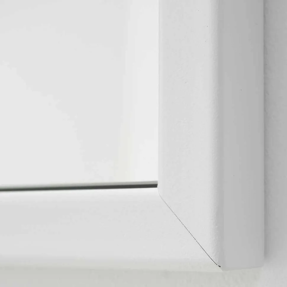 40x55cm Spiegel mit weißem Metallrahmen - Ezeiza