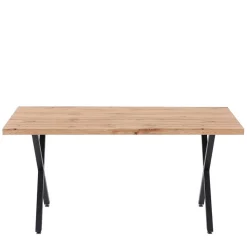 X-Fuß Esstisch & Armlehnenstühle - Samanta (fünfteilig)