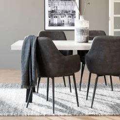 X-Fuß Tisch Essplatz für 6 Personen - Freshna (siebenteilig)