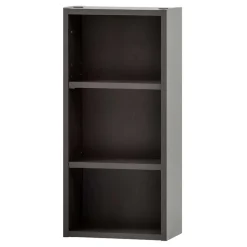 30x64x18 3 Fächer Badregal in Dunkelgrau - Breznia