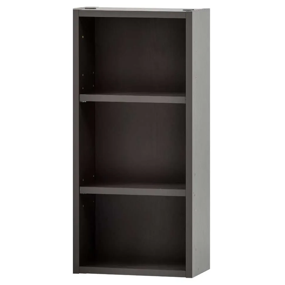 30x64x18 3 Fächer Badregal in Dunkelgrau - Breznia