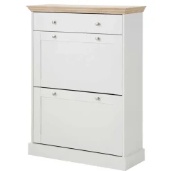 80x106x30 2 Klappen Schuhschrank im Country Style - Ridron