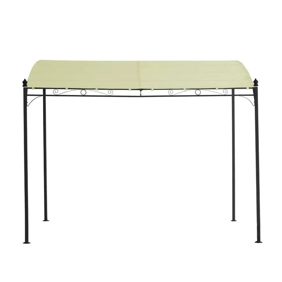 300x250x300 Anbaupavillon in Creme Textil - Natsonai