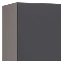 40x185x35 Bad Hochschrank in Grau mit Wildeiche - Agiruan