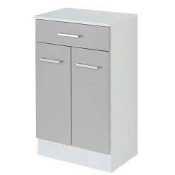 50x84x35 Bad Vertiko in Hellgrau - Girios