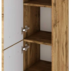 30x130x35 Badezimmer Midischrank stehend oder hängend - Lemnas