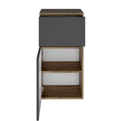 40x84x35 Badezimmer Schrank zweifarbig - Athrin