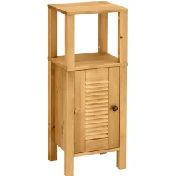 34x86x30 Badschrank mit Lamellentür & Ablage - Zavieca I