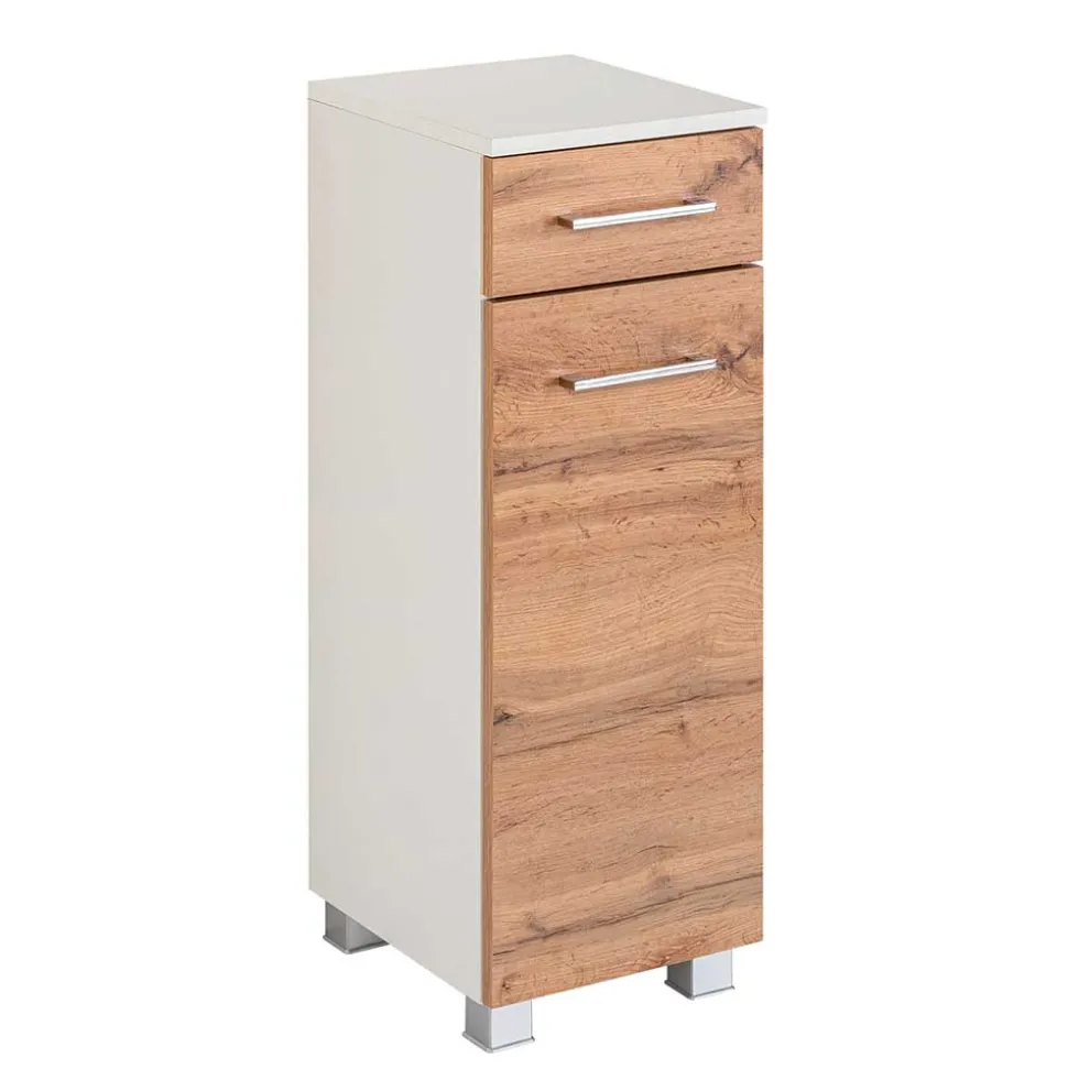 30x97x35 Badschrank mit Schublade & Tür - Tonra