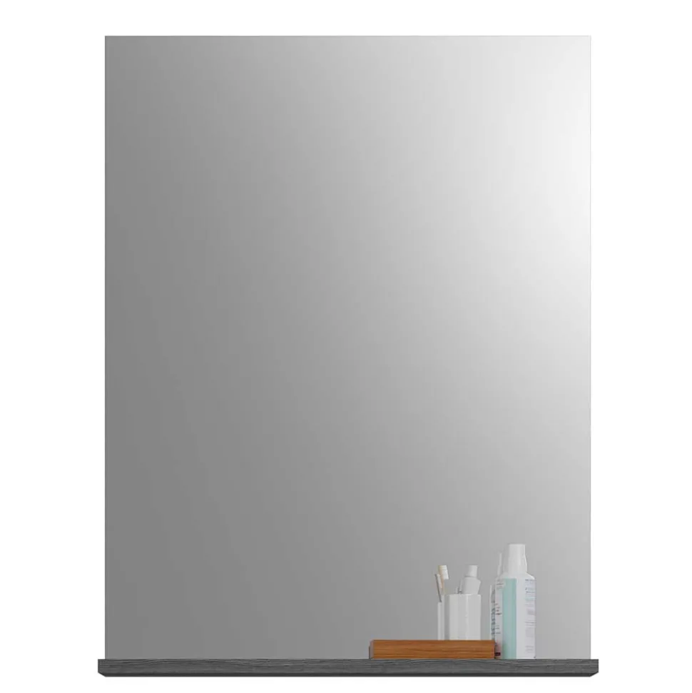 60x79x19 Badspiegel mit Ablage in Grau - Nancys