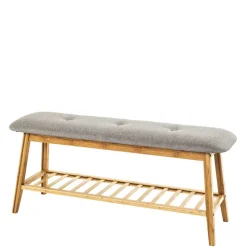 100x44x30 Bambus Bank in Naturfarben - Ponzas