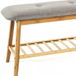 100x44x30 Bambus Bank in Naturfarben - Ponzas