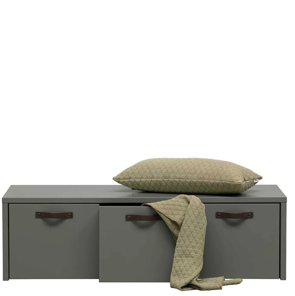 120x36x50 Bank mit drei Schubladen - Daraon