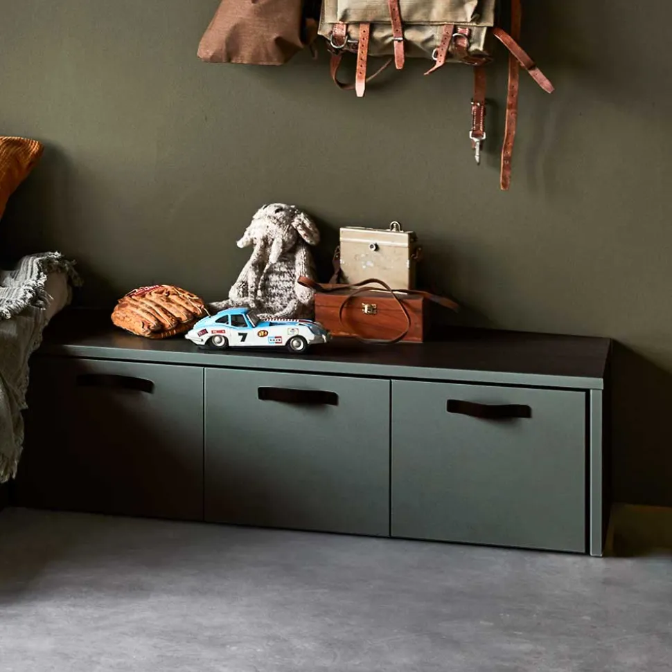 120x36x50 Bank mit drei Schubladen - Daraon