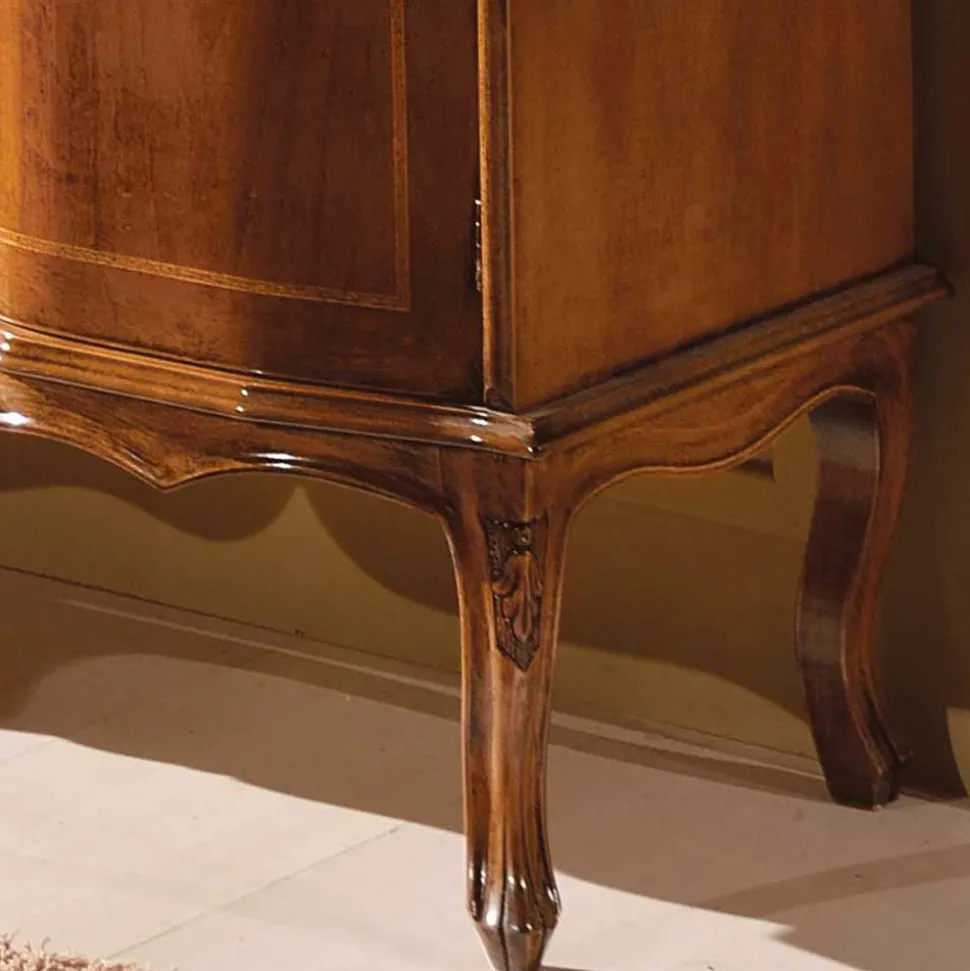 133x90x42 Barock Sideboard in Nussbaumfarben - Motiz