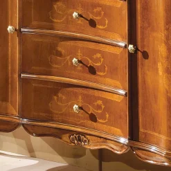 133x90x42 Barock Sideboard in Nussbaumfarben - Motiz