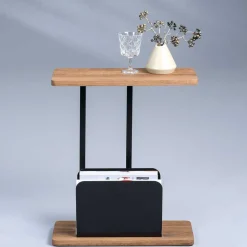 50x60x20 Beistelltisch mit Zeitungsständer - Gruskom