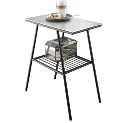 52x60x30 Beistelltisch mit Zusatzablage - Silo