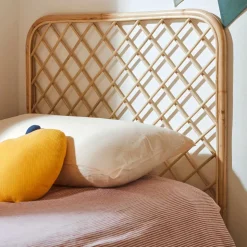 90x110x4 Bett Kopfteil aus Rattan - Daniel