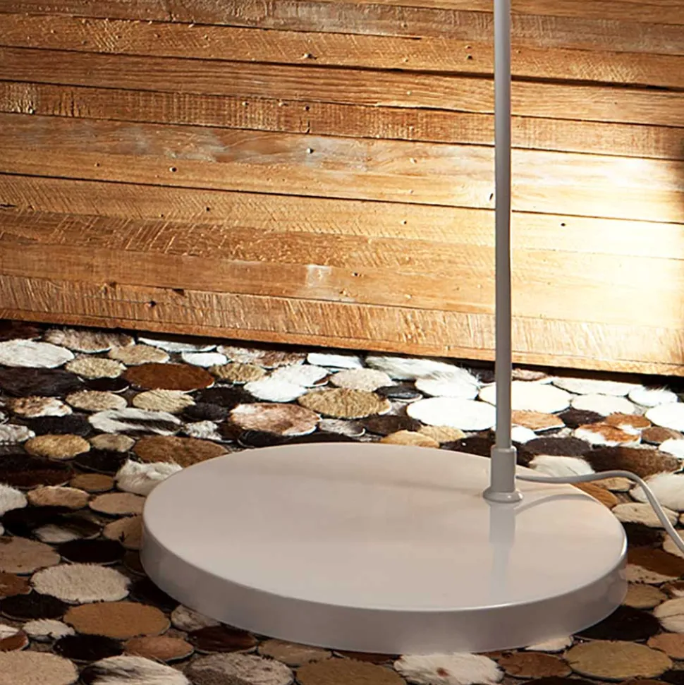 40x205x135 Bogen Stehlampe mit Stoffschirm - Zyanavo