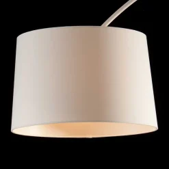 40x205x135 Bogen Stehlampe mit Stoffschirm - Zyanavo