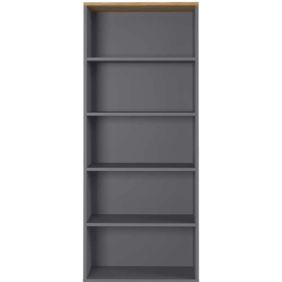 80x197x40 Büro Ordnerregal mit fünf Fächern - Ovgunia