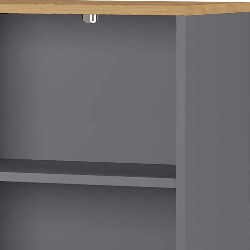 80x197x40 Büro Ordnerregal mit fünf Fächern - Ovgunia