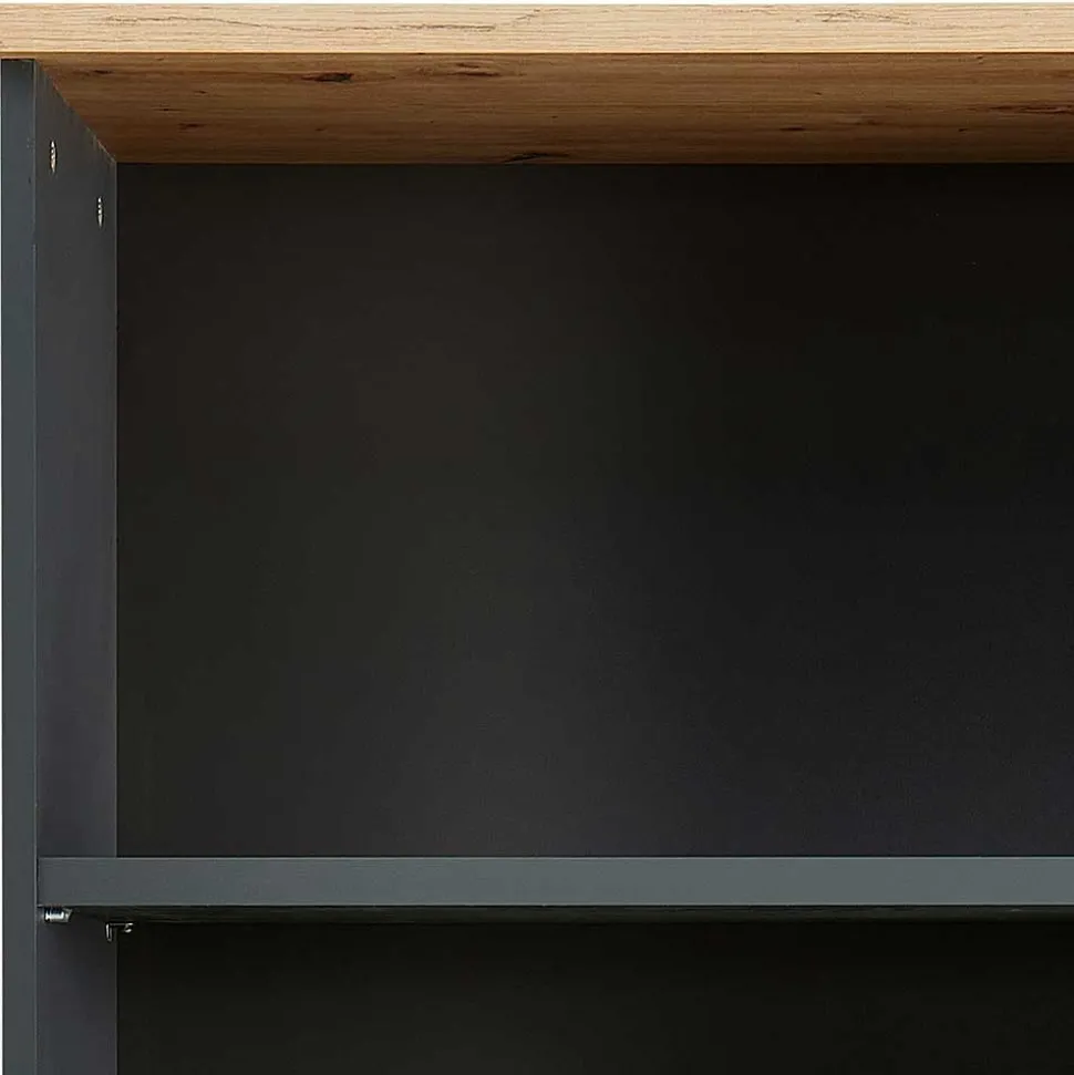 75x197x38 Büro Ordnerregal mit fünf Fächern - Kuetra