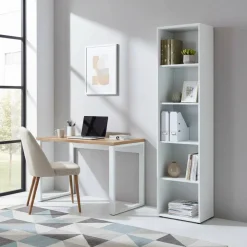 50x196x37 Büroregal mit 5 Fächern - Fidania