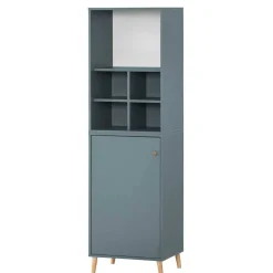 51x185x41 Büroschrank mit 5 Fächern & Tür - Baiamare