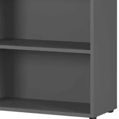 80x197x40 cm Aktenregal in Dunkelgrau - Noel