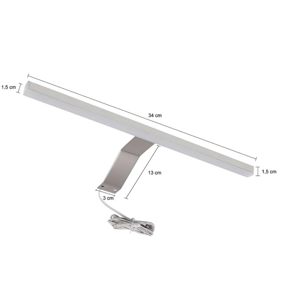 60x70x18 cm Bad Spiegelschrank 3-türig - Whale