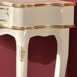 88x75x34 cm Barock Konsolentisch halbrund - Iviada