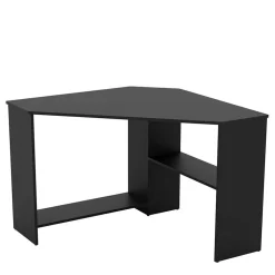 80x73x80 cm Eckschreibtisch in Schwarzgrau - Gionna