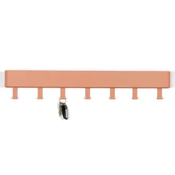 72x12x8 cm Garderobe Hakenleiste in Terracotta - Mayo