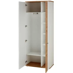 80x200x38 cm Garderobenschrank mit zwei Türen - Symbrosia