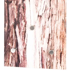 30x90x5 cm Glas Hängegarderobe mit Druck - Ineke