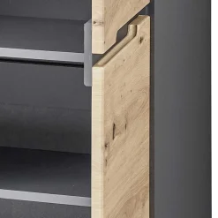 120x107x38 cm Hochkommode in Wildeiche - Kuetra