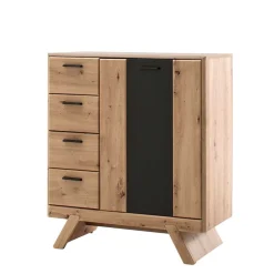 89x103x44 cm Kommode in Holzdekor Eiche - Larinca