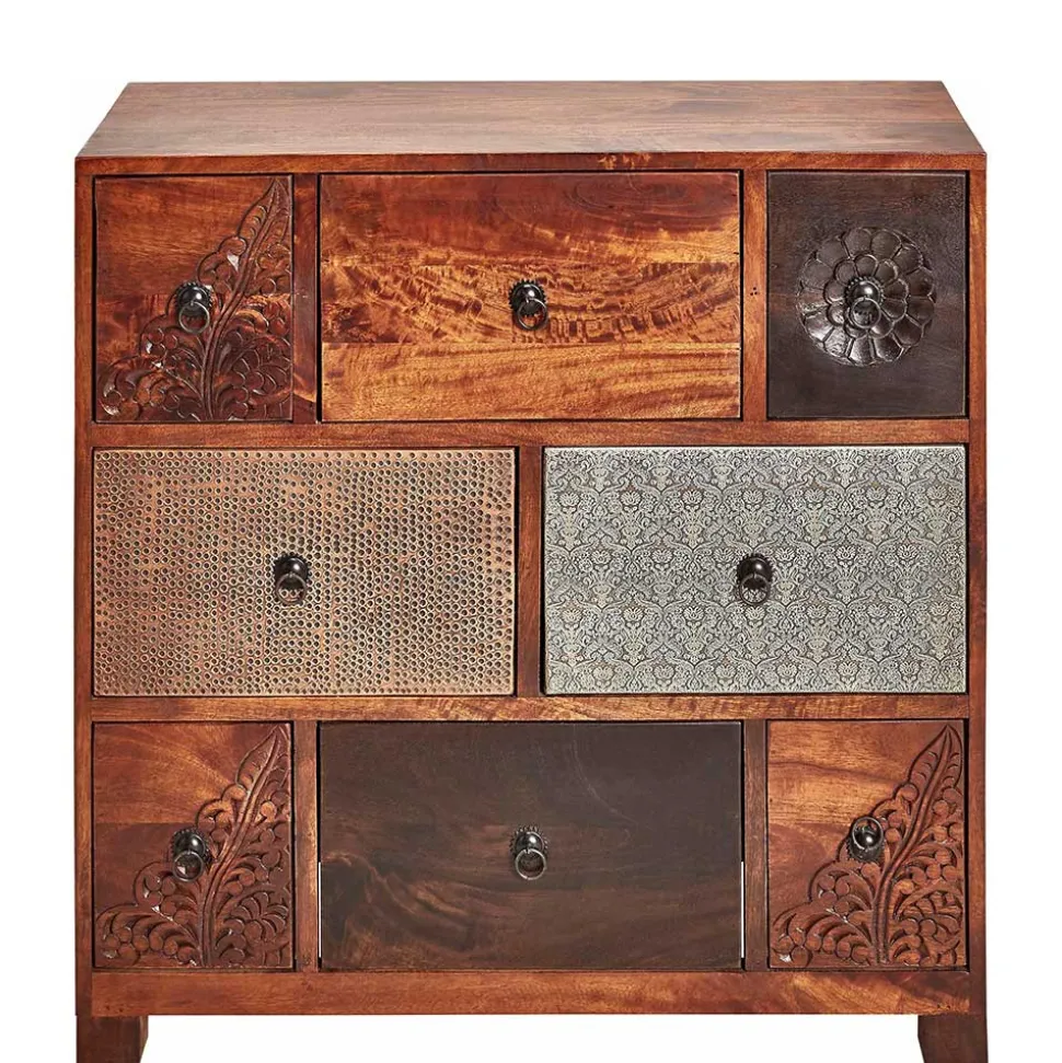 85x85x35 cm Kommode mit acht Schubladen - Welina