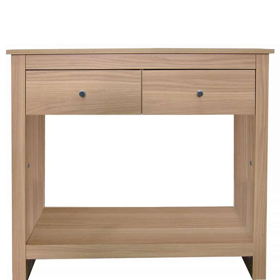 97x76x35 cm Konsolentisch in Eichefarben - Eliandas