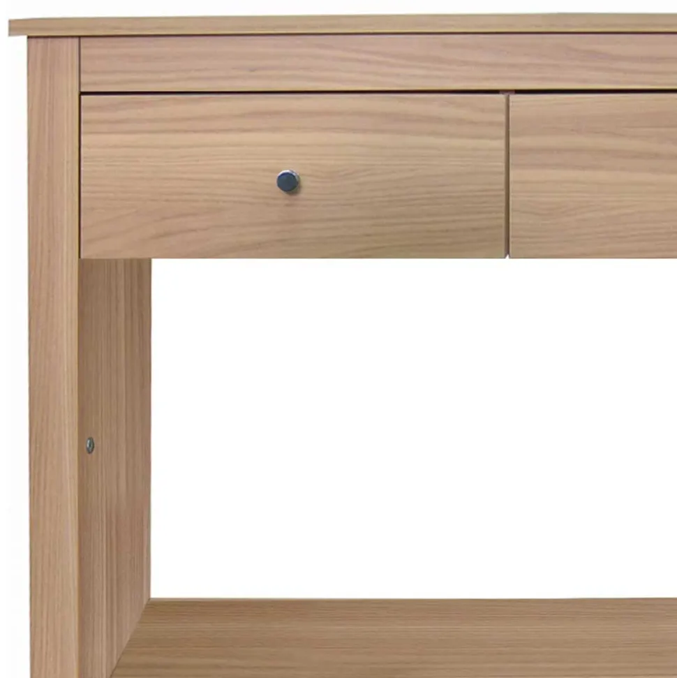 97x76x35 cm Konsolentisch in Eichefarben - Eliandas