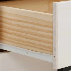 75x170x35 cm Landhaus Schrank in Weiß - Manduza