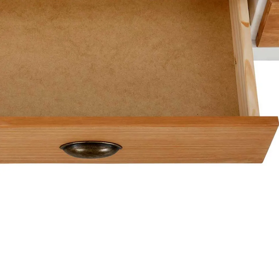 160x45x45 cm Landhaus TV Board mit Metallgriffen - Xasimir