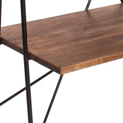 120x202x60 cm Regal mit Schreibtisch im Loft Style - Offia