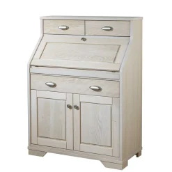 87x117x44 cm Sekretär aus Eiche White Washed - Larioja