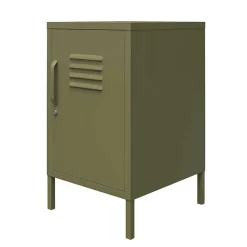 38x69x40 cm 1-türige Kommode in Oliv Grün - Austral